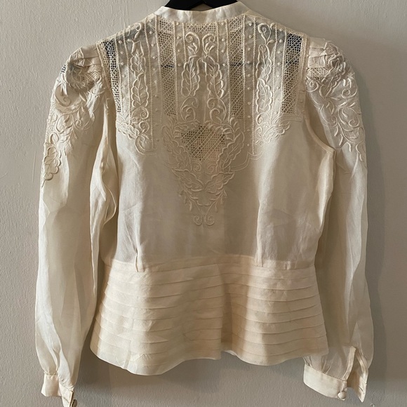Cottage core lace blouse - Picture 4 of 6
